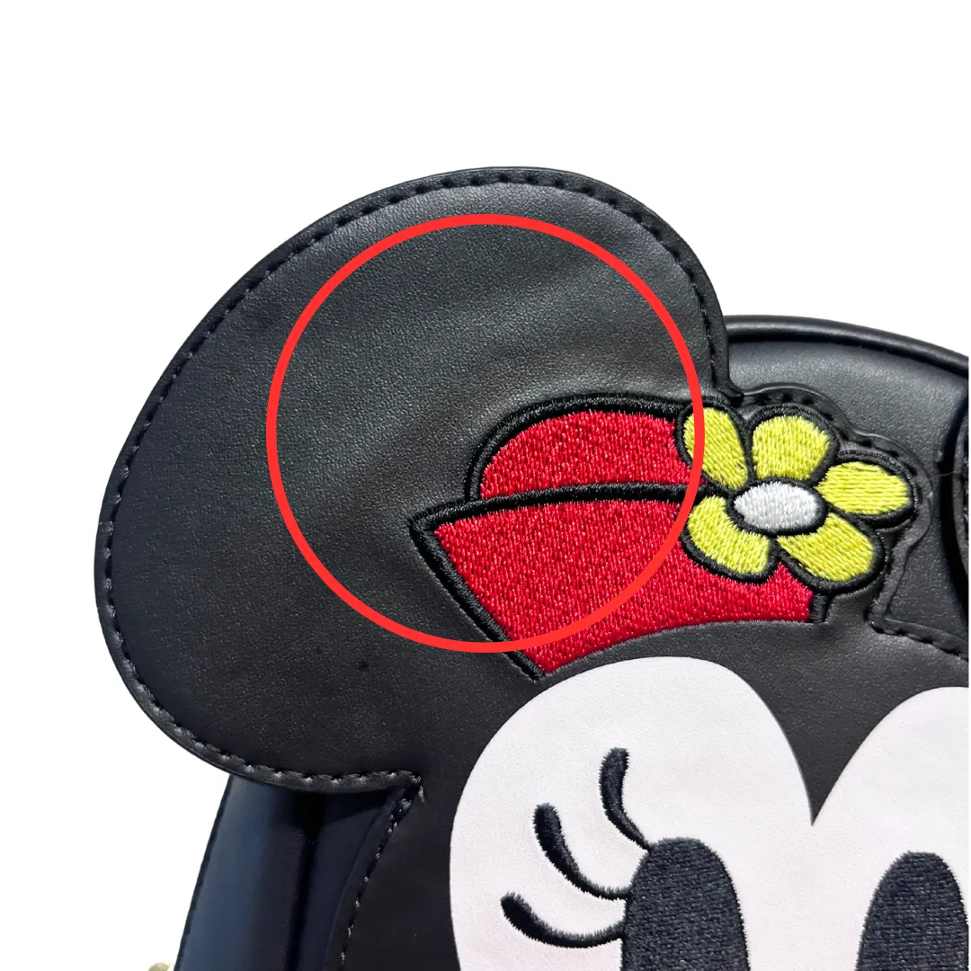 Loungefly Disney Minnie Mouse Picnic Blanket Cup Holder Crossbody Bag DEFECTIVE #44