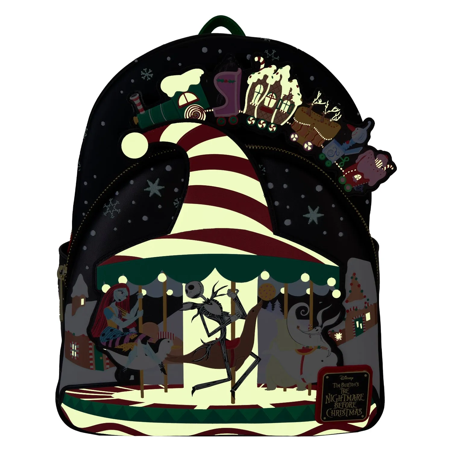Loungefly Disney Nightmare Before Christmas Journey To Christmas Town Mini Backpack