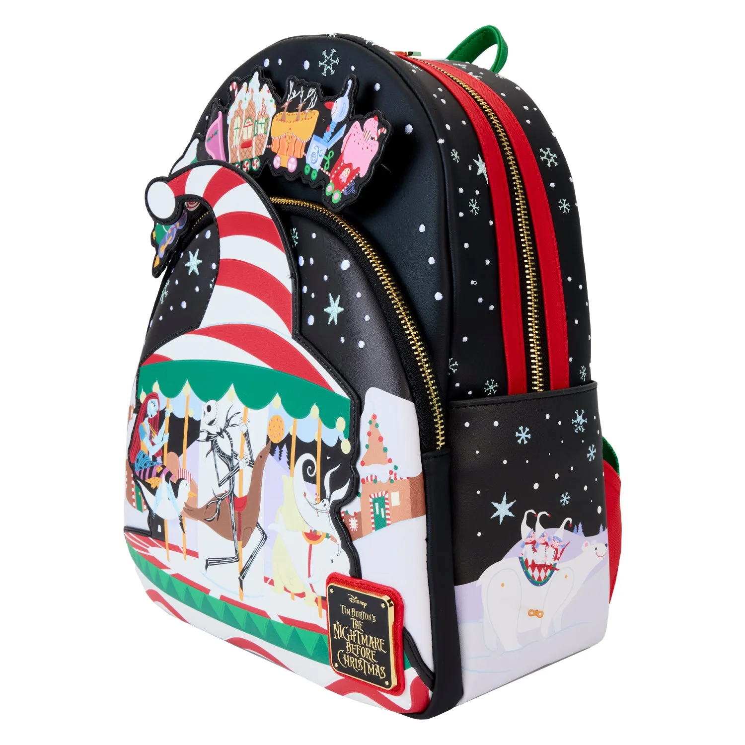 Loungefly Disney Nightmare Before Christmas Journey To Christmas Town Mini Backpack