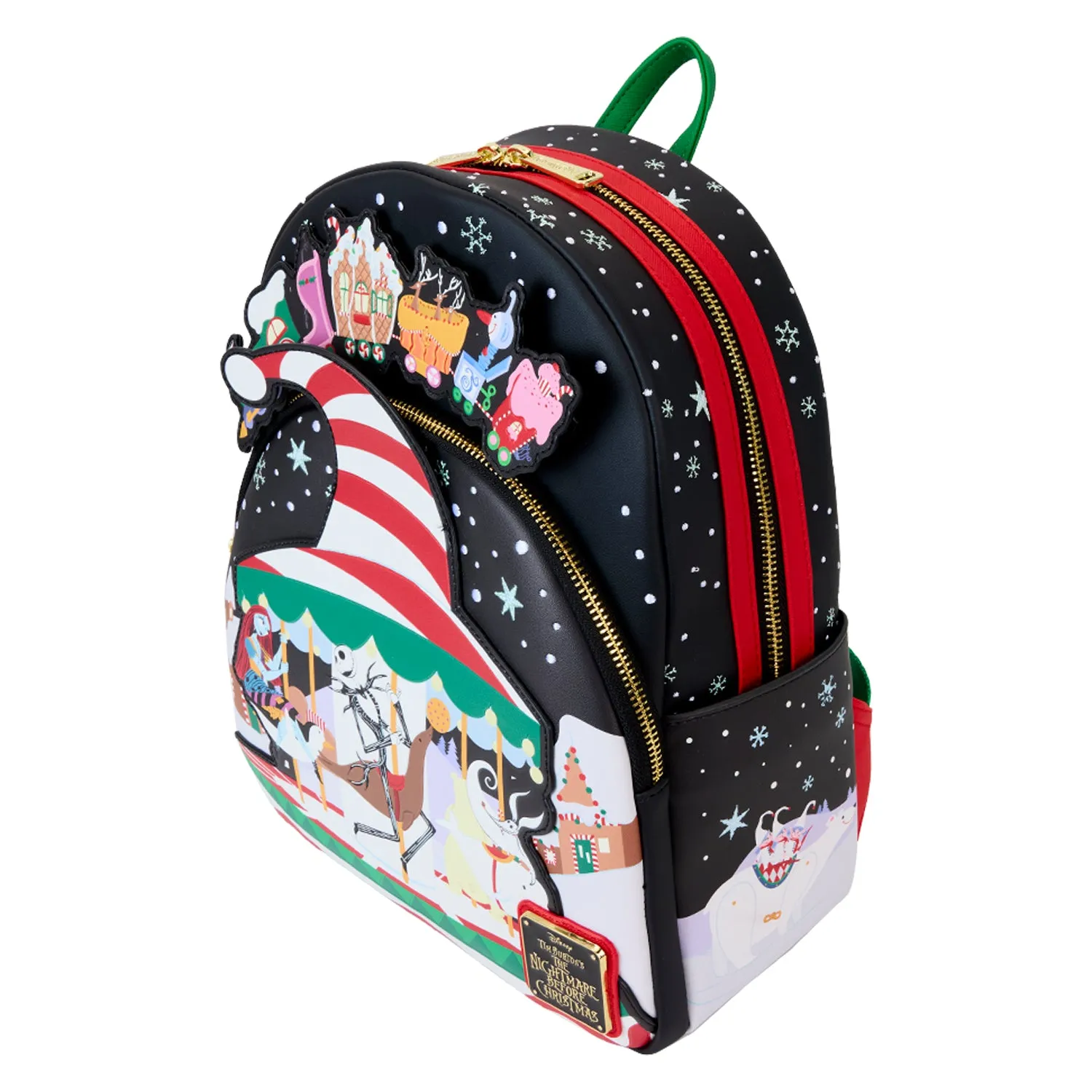 Loungefly Disney Nightmare Before Christmas Journey To Christmas Town Mini Backpack