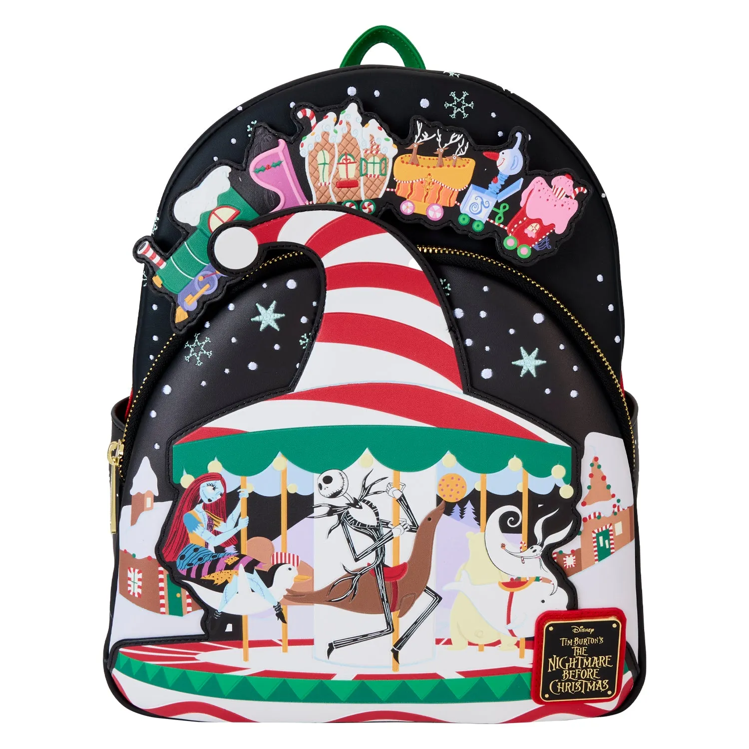 Loungefly Disney Nightmare Before Christmas Journey To Christmas Town Mini Backpack