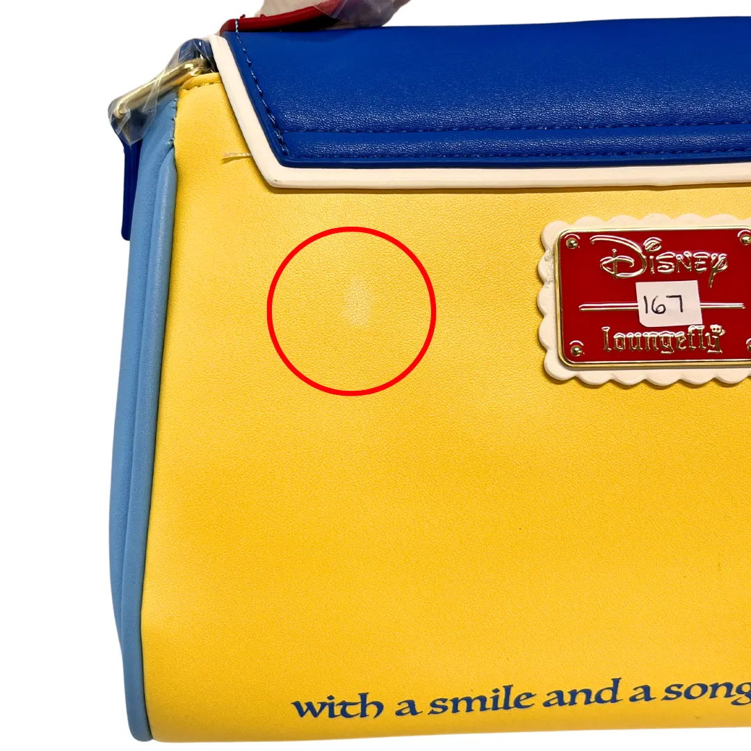 Loungefly Disney Snow White Bow Cosplay Crossbody DEFECTIVE #167