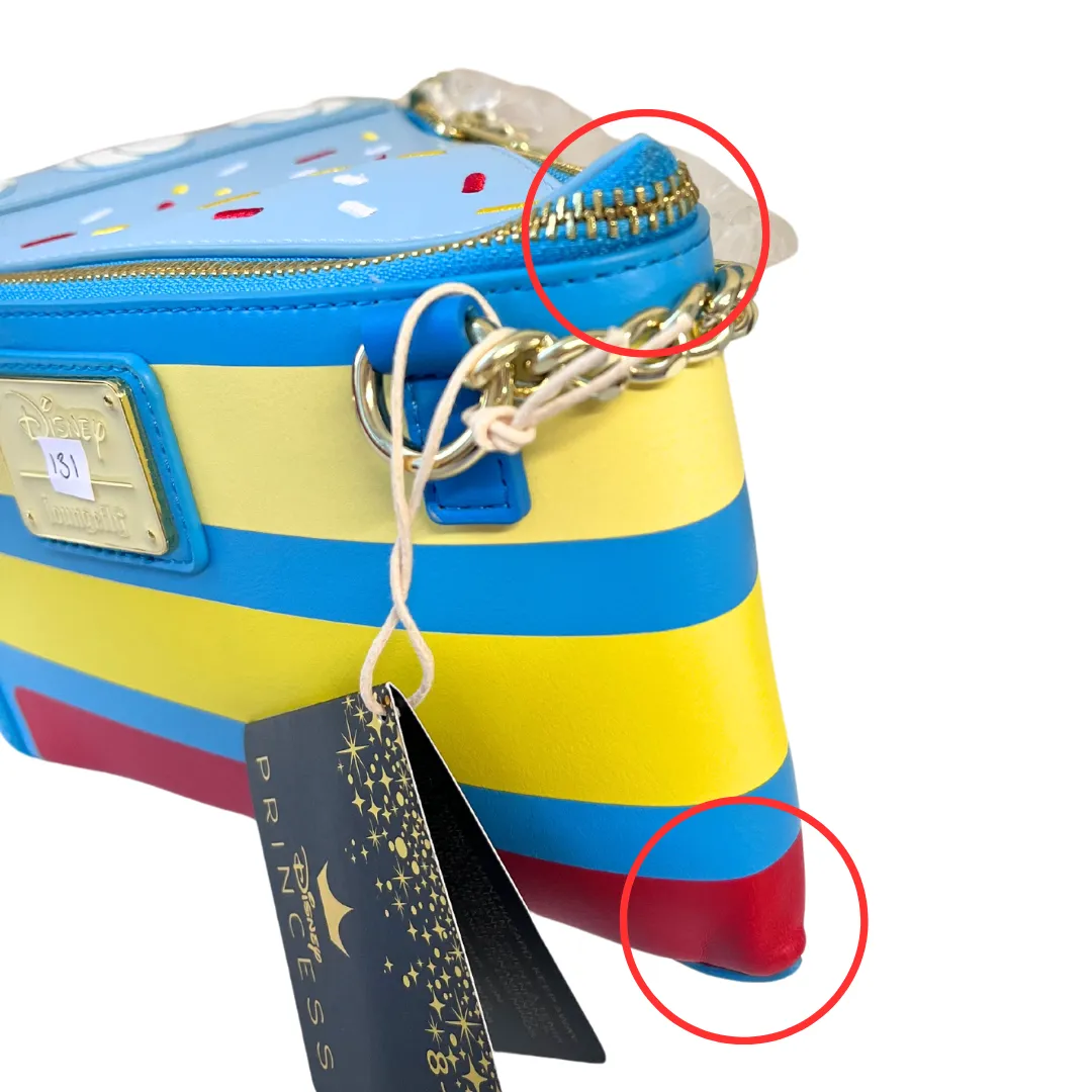 Loungefly Disney Snow White Cake Crossbody DEFECTIVE #131