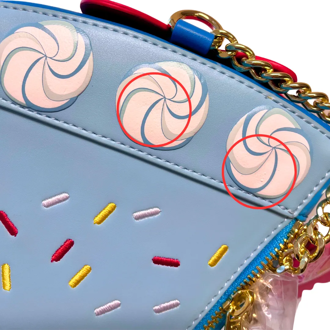 Loungefly Disney Snow White Cake Crossbody DEFECTIVE #131