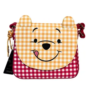 Loungefly Disney Winnie the Pooh Gingham Crossbody DEFECTIVE #277