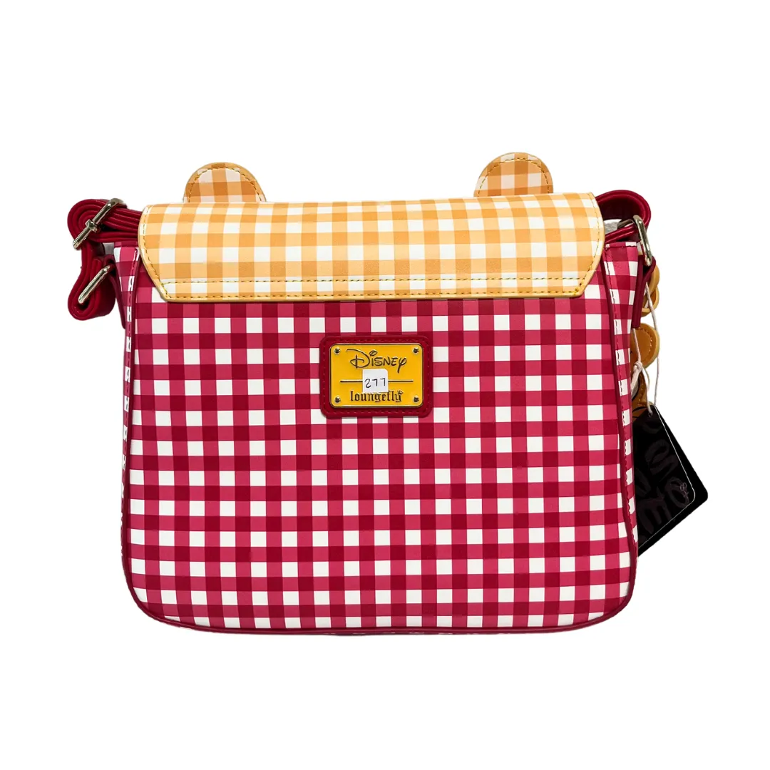 Loungefly Disney Winnie the Pooh Gingham Crossbody DEFECTIVE #277