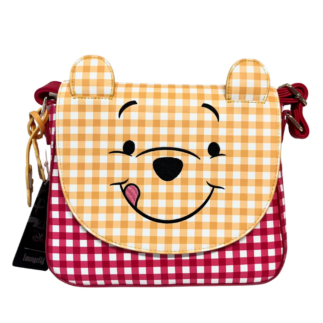 Loungefly Disney Winnie the Pooh Gingham Crossbody DEFECTIVE #277