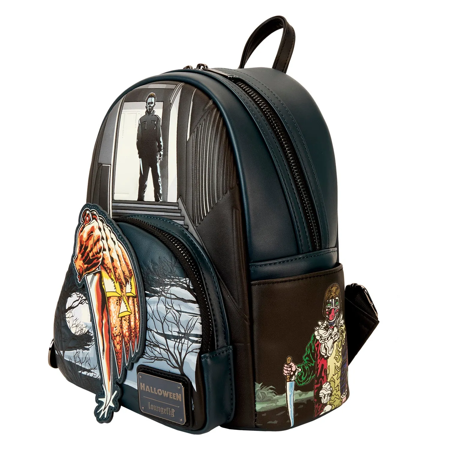 Loungefly Halloween Michael Myers Jack o Lantern Mini Backpack