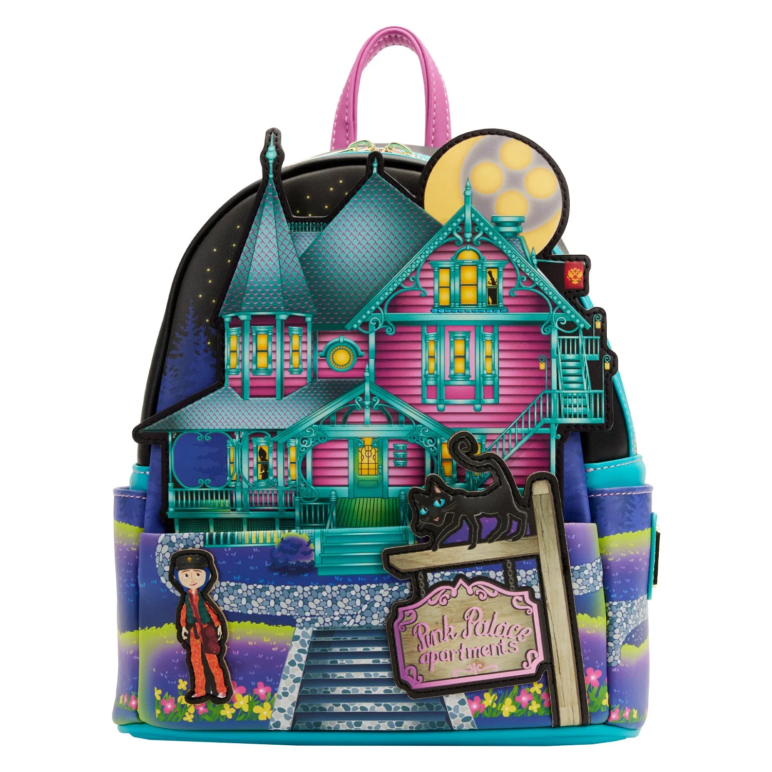 Loungefly Laika Coraline Glow in the Dark House Mini Backpack