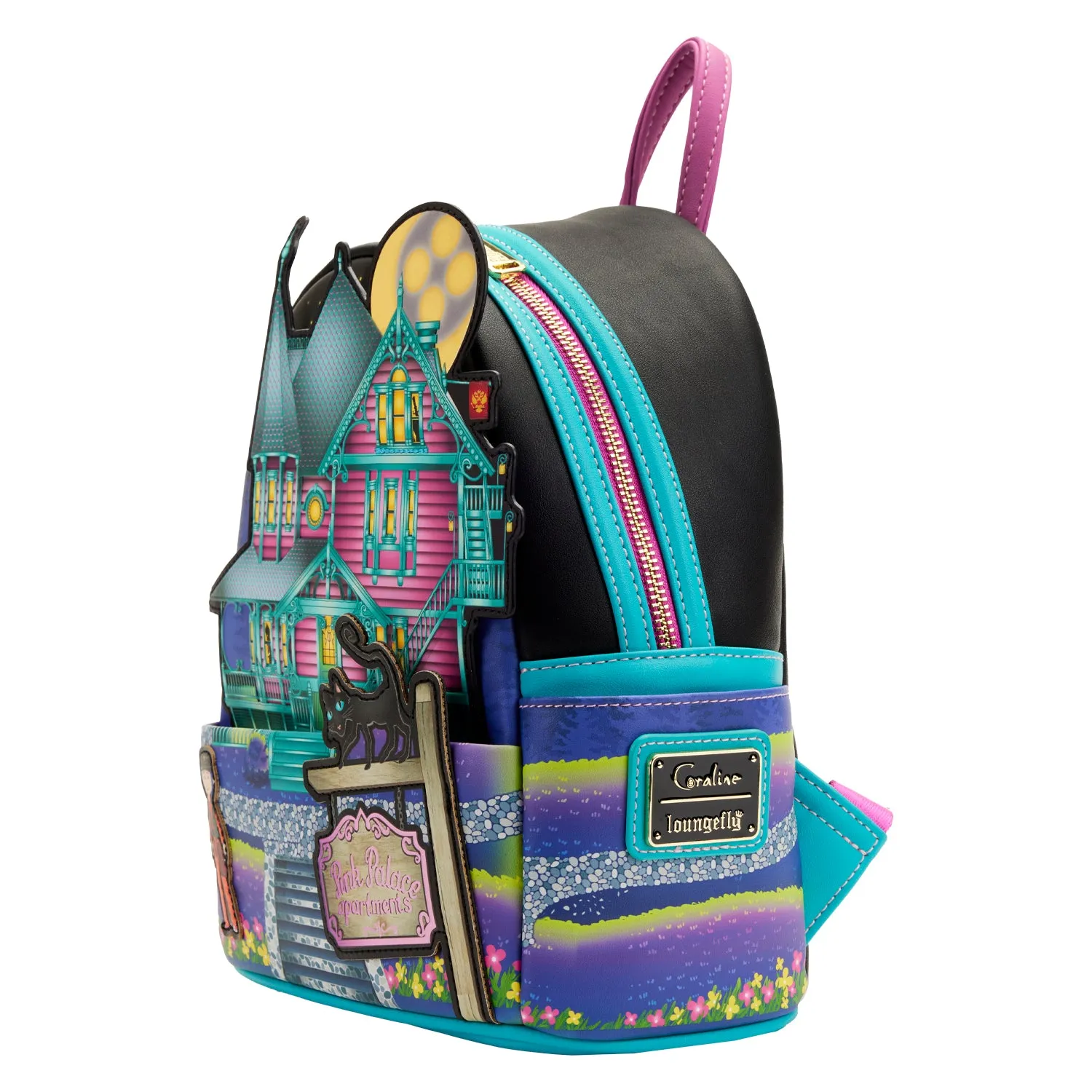 Loungefly Laika Coraline Glow in the Dark House Mini Backpack