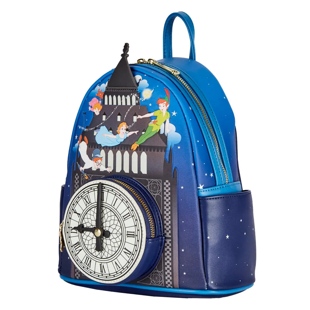 Loungefly Peter Pan Glow Clock Mini Backpack