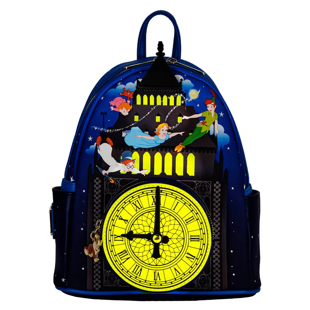Loungefly Peter Pan Glow Clock Mini Backpack