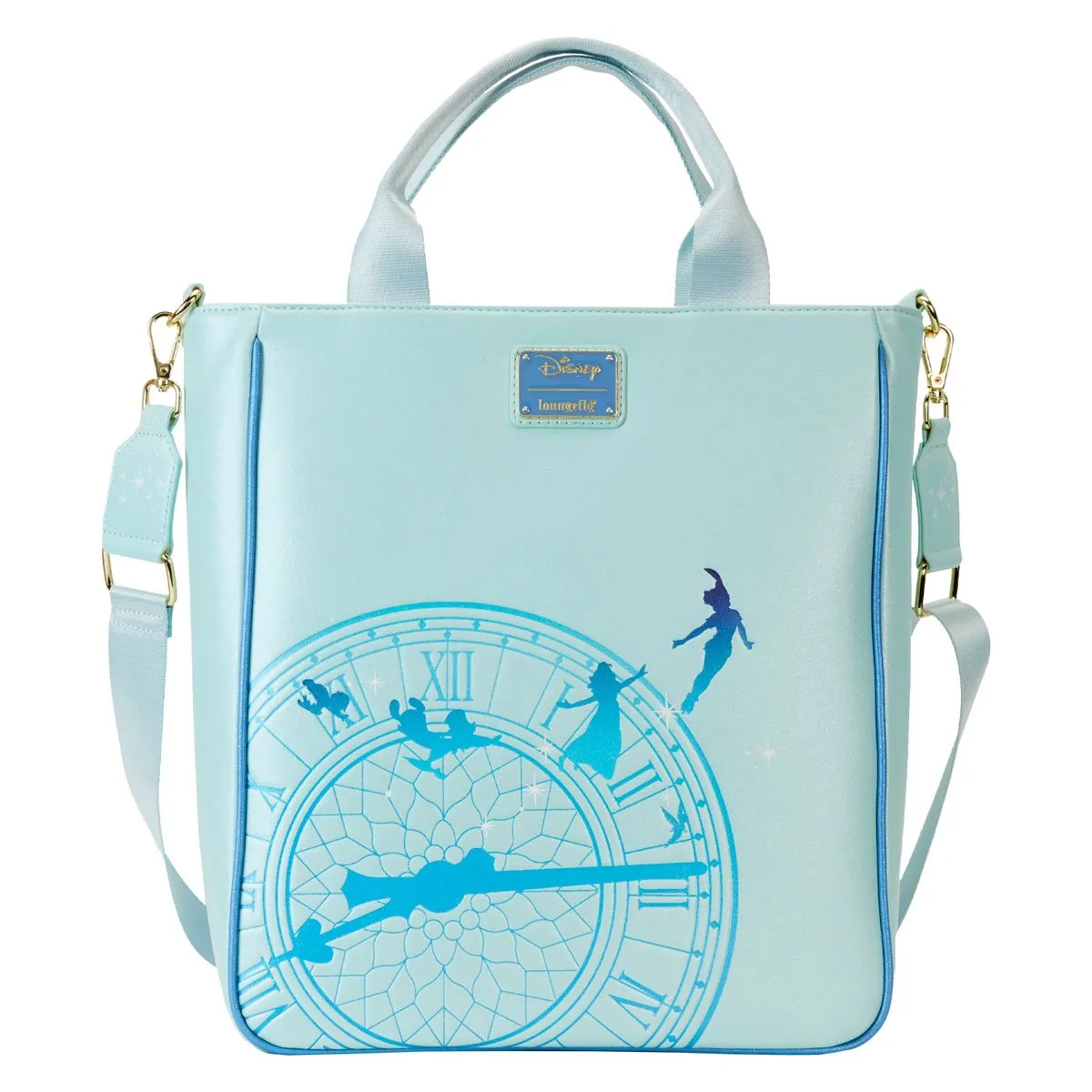 Loungefly Peter Pan You Can Fly Glow Tote Bag With Coin Bag
