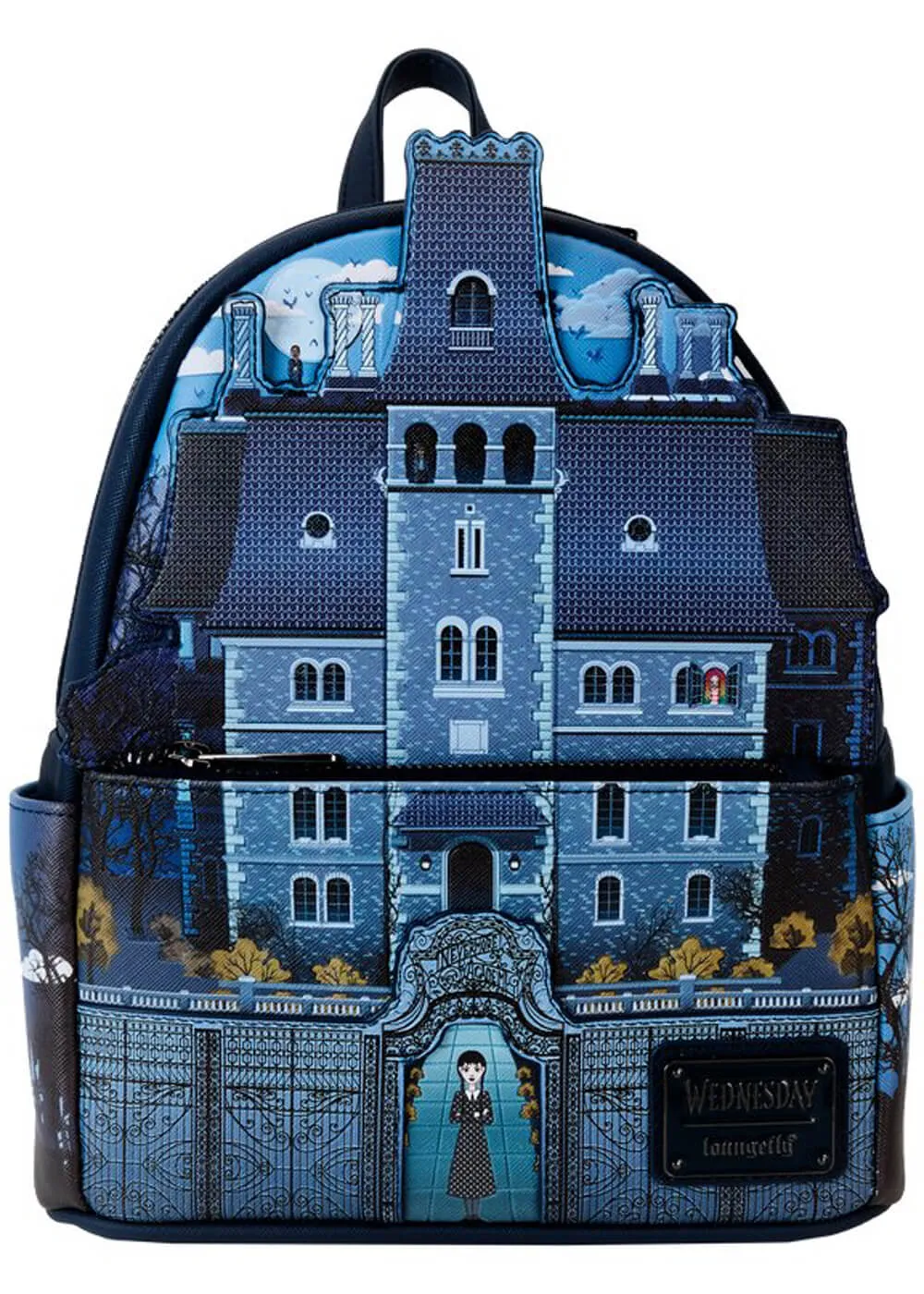 Loungefly Wednesday Nevermore Academy Backpack Black