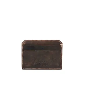 LUCCHESE | Credit Card Case | Chocolate