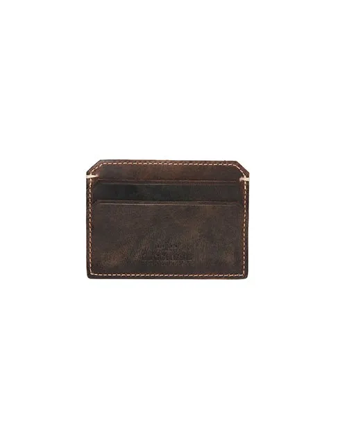 LUCCHESE | Credit Card Case | Chocolate