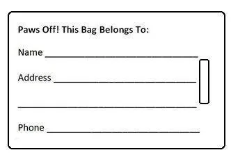 Luggage Pros "GRRR!" Luggage Tag