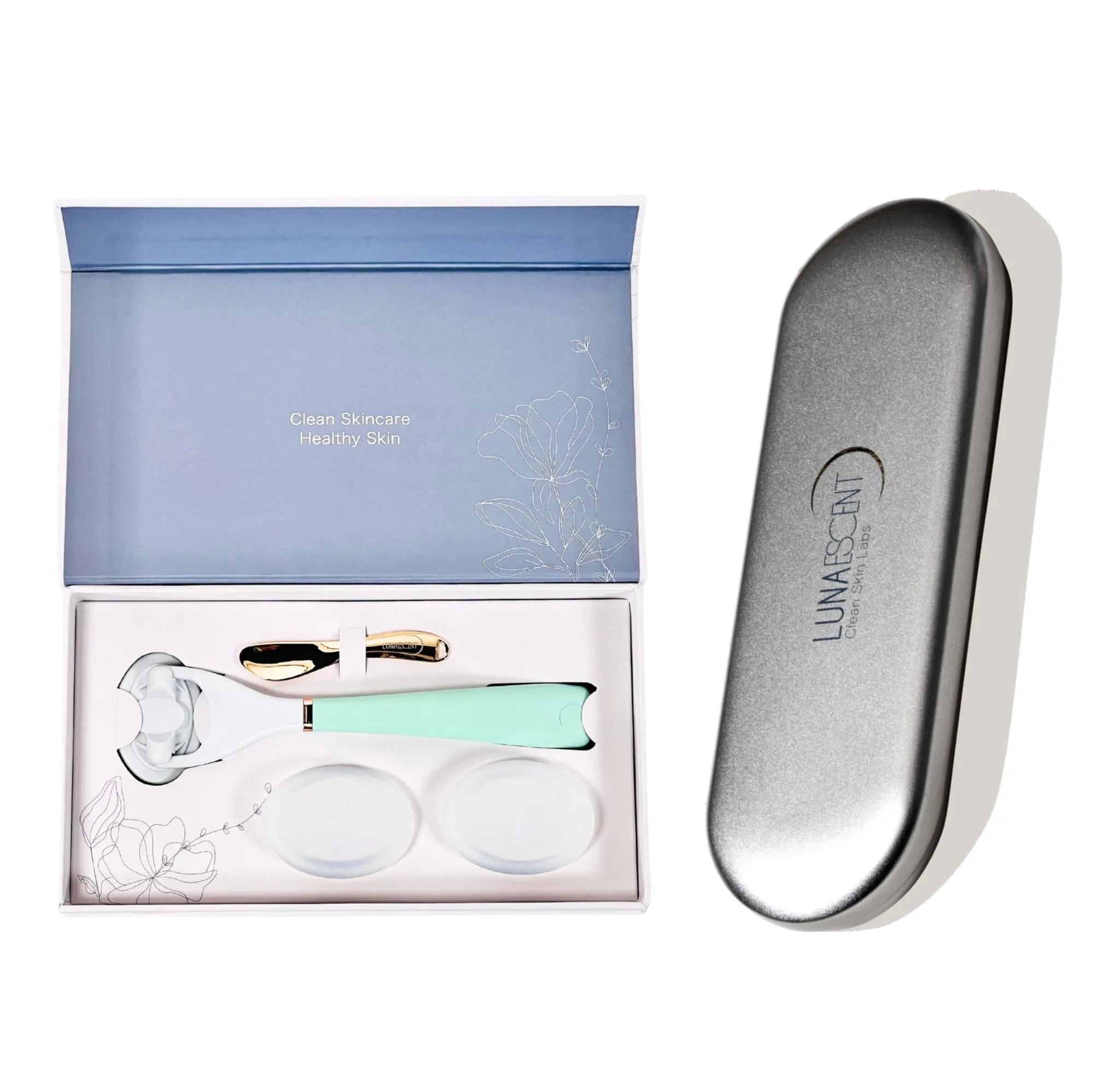LUNAESCENT Deluxe Gift Set   Carry Case with Mirror by LUNAESCENT