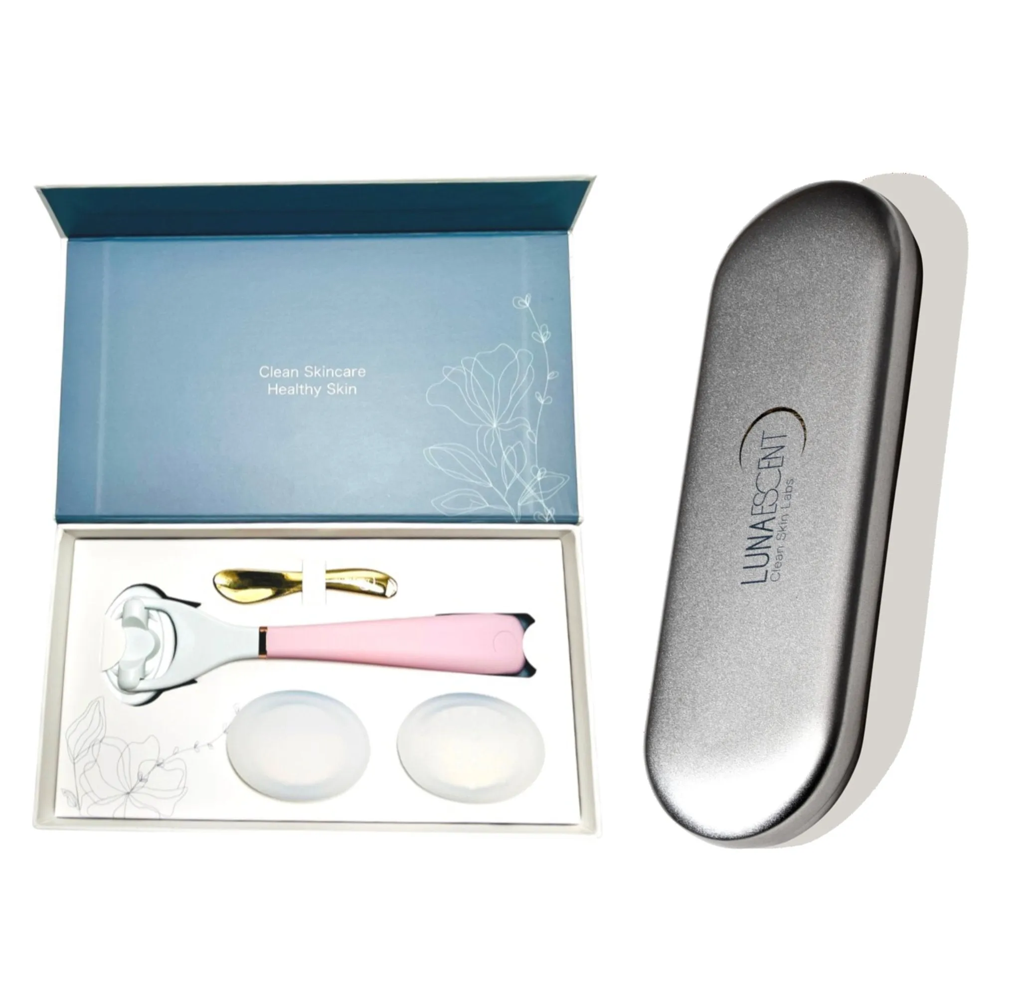 LUNAESCENT Deluxe Gift Set   Carry Case with Mirror by LUNAESCENT