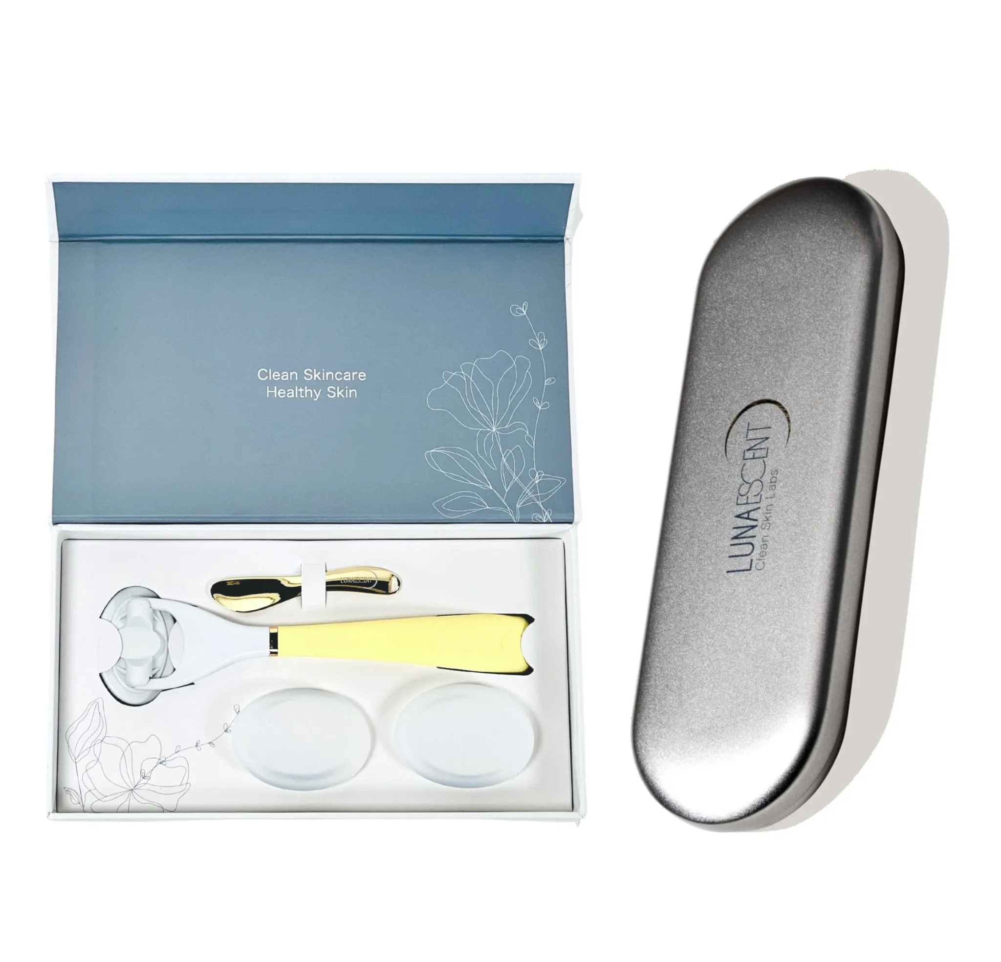LUNAESCENT Deluxe Gift Set   Carry Case with Mirror by LUNAESCENT