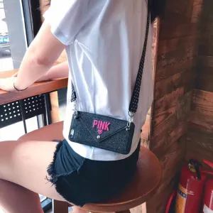 Luxury Glitter Embroidery Leather Case for iPhone
