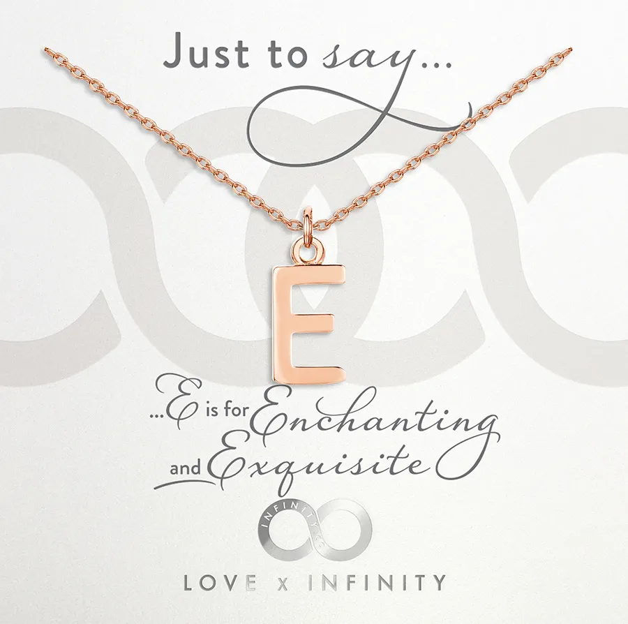 LXI Alphabet Pendant 'E'