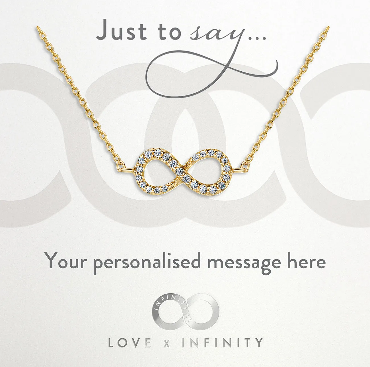 LXI Infinity Pendant Gold