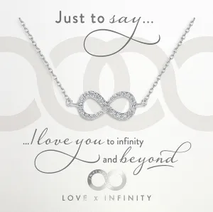 LXI Infinity Pendant Rhodium