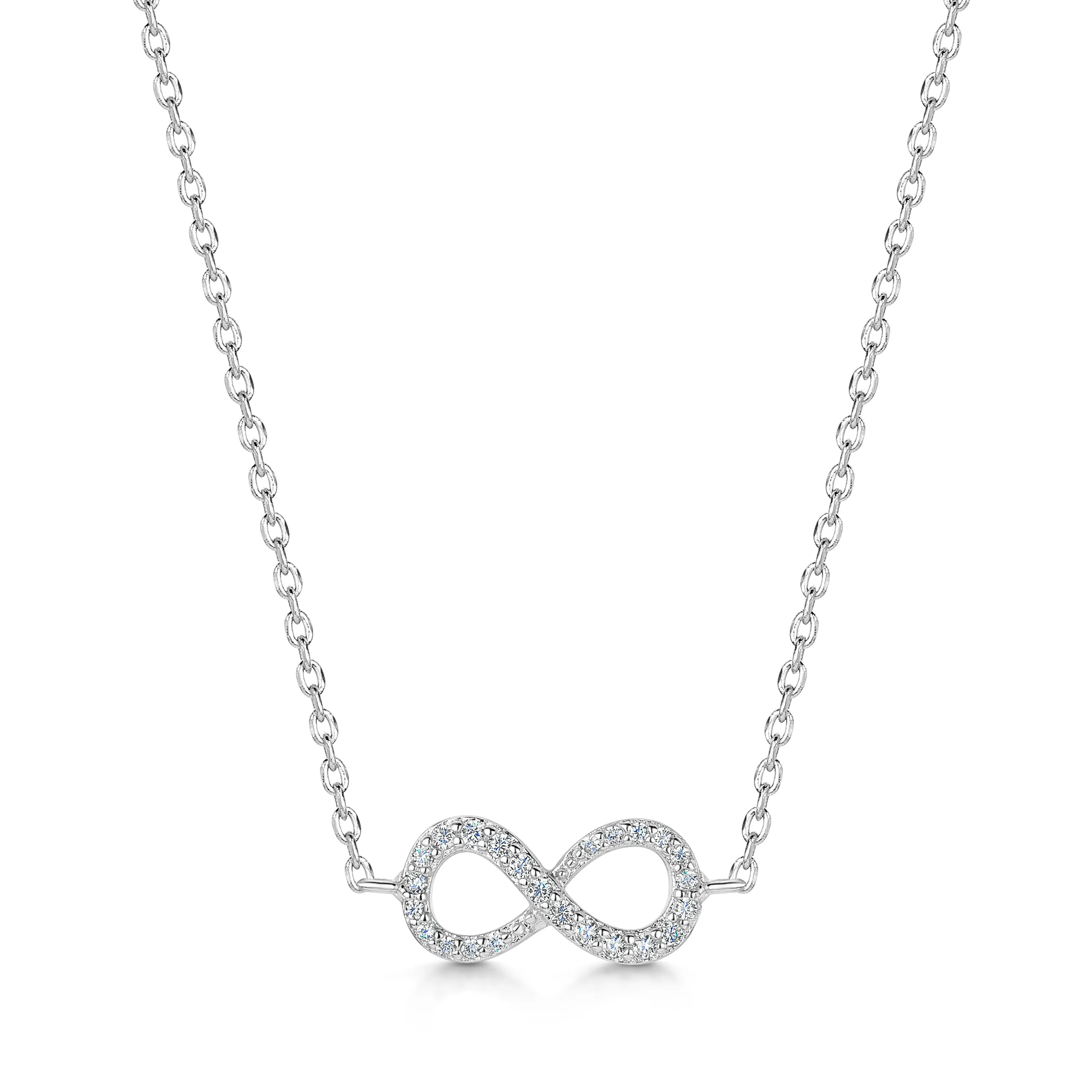 LXI Infinity Pendant Rhodium