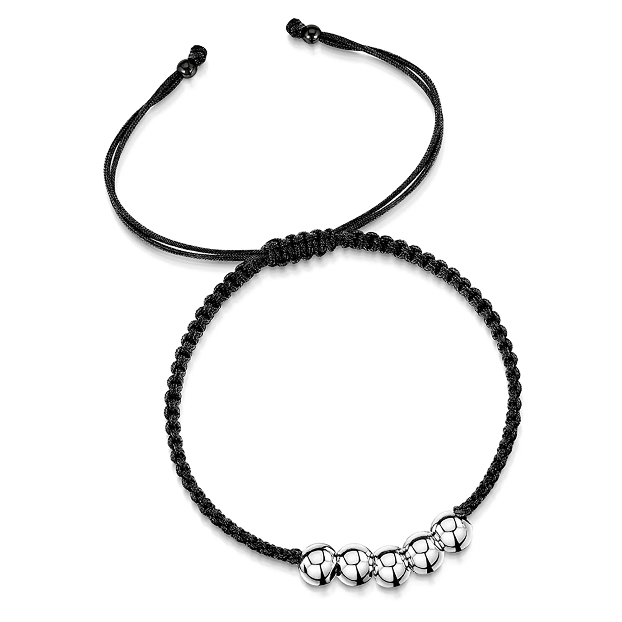 LXI Mens Friendship Bracelet- Rhodium