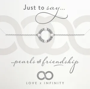 LXI Pearl Circle Bracelet