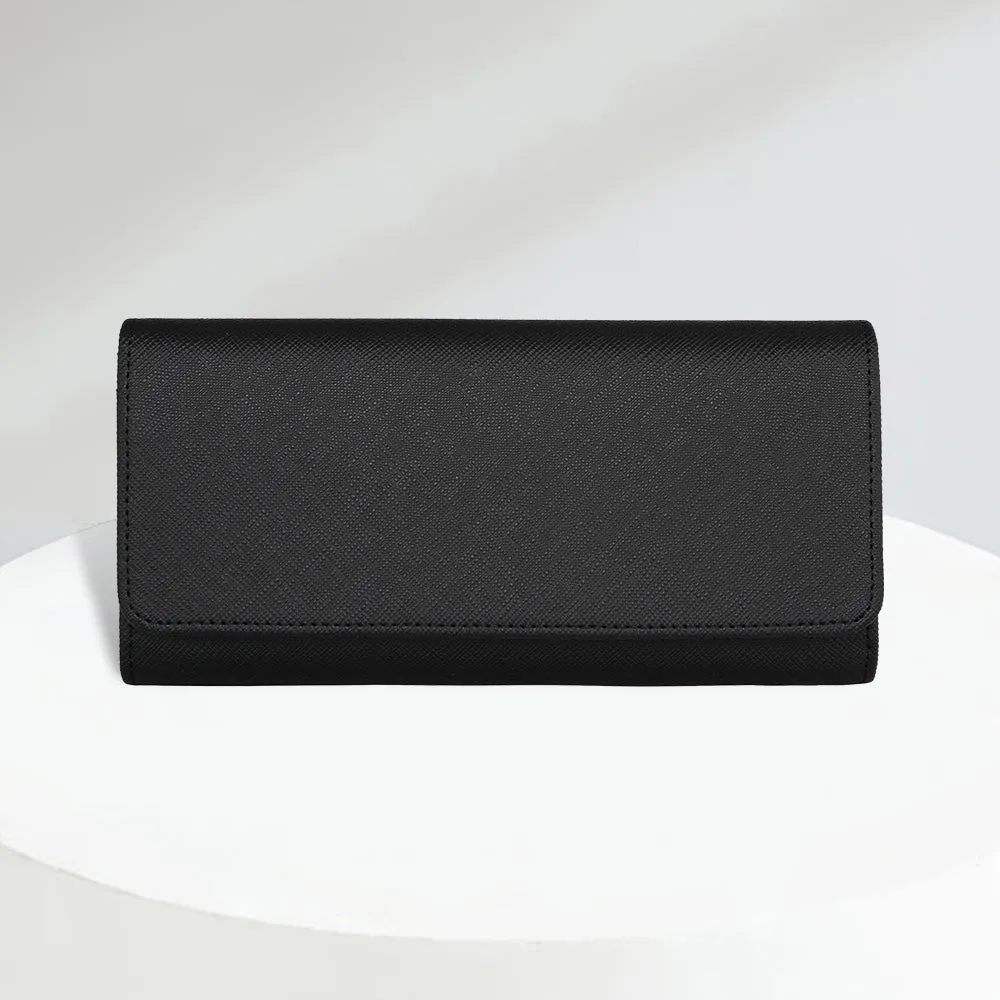 MAC&LOU Bifold Wallet Vegan Leather Black