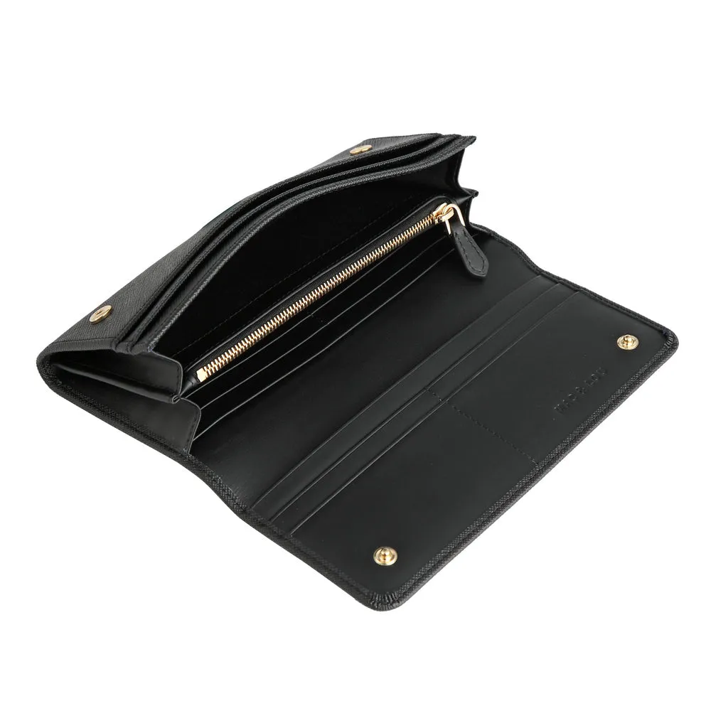 MAC&LOU Bifold Wallet Vegan Leather Black