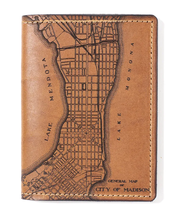 Madison Map Passport Wallet
