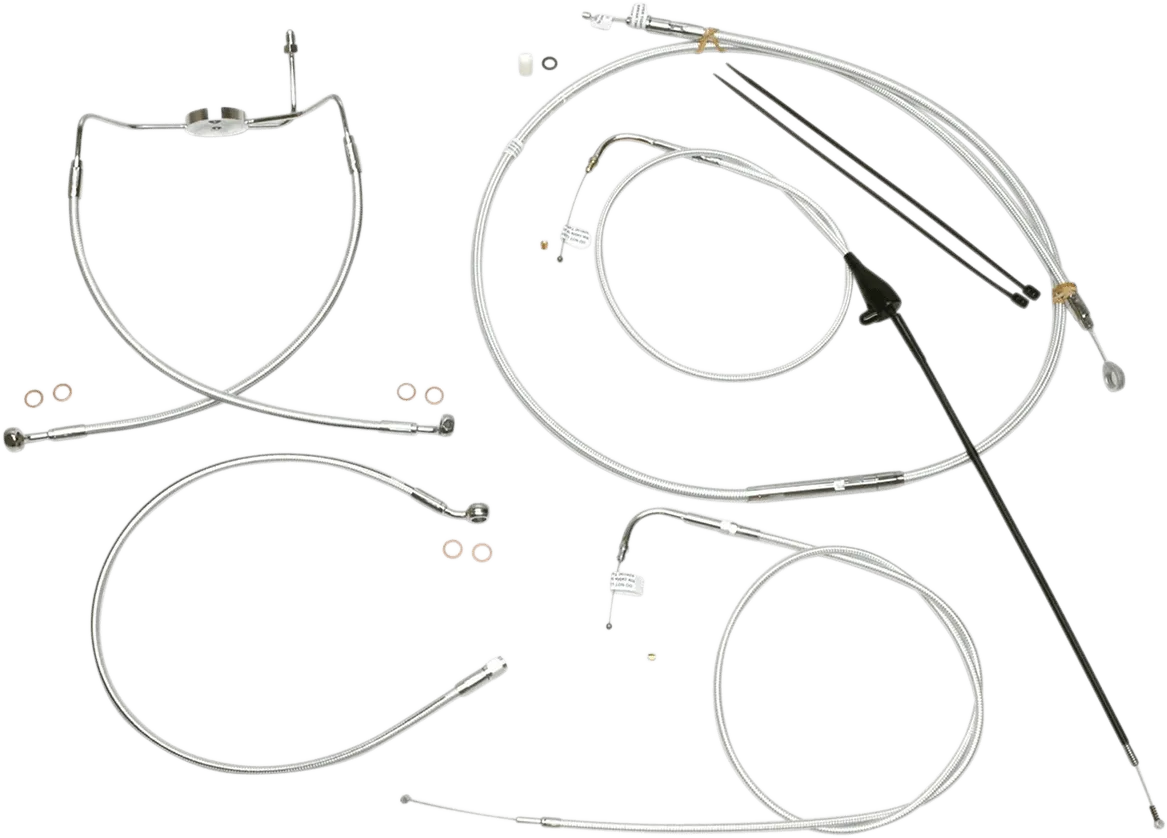 Magnum 387294 Sterling Chromite II Handlebar Installation Kit for 10in. Ape