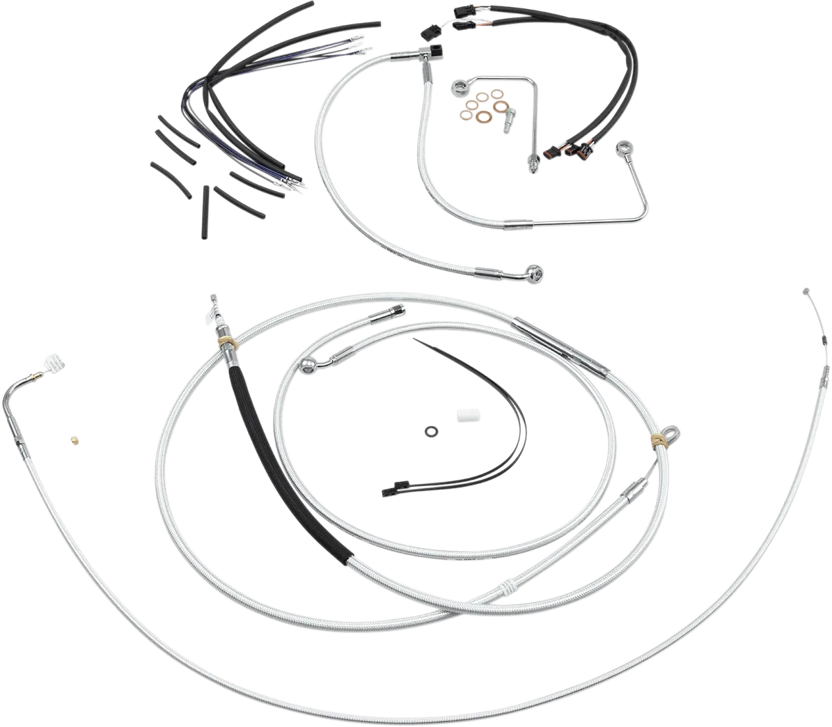 Magnum 387931 Sterling Chromite II Handlebar Installation Kit for 12-14in. Ape