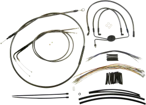 Magnum 487191 Black Pearl Handlebar Installation Kit for 12-14in. Ape
