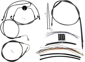 Magnum 487321 Black Pearl Handlebar Installation Kit for 12-14in. Ape