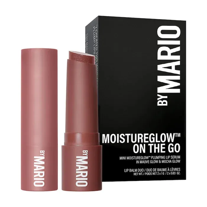 MAKEUP BY MARIO | Mini MoistureGlow™ On The Go Plumping Lip Serum Duo.
