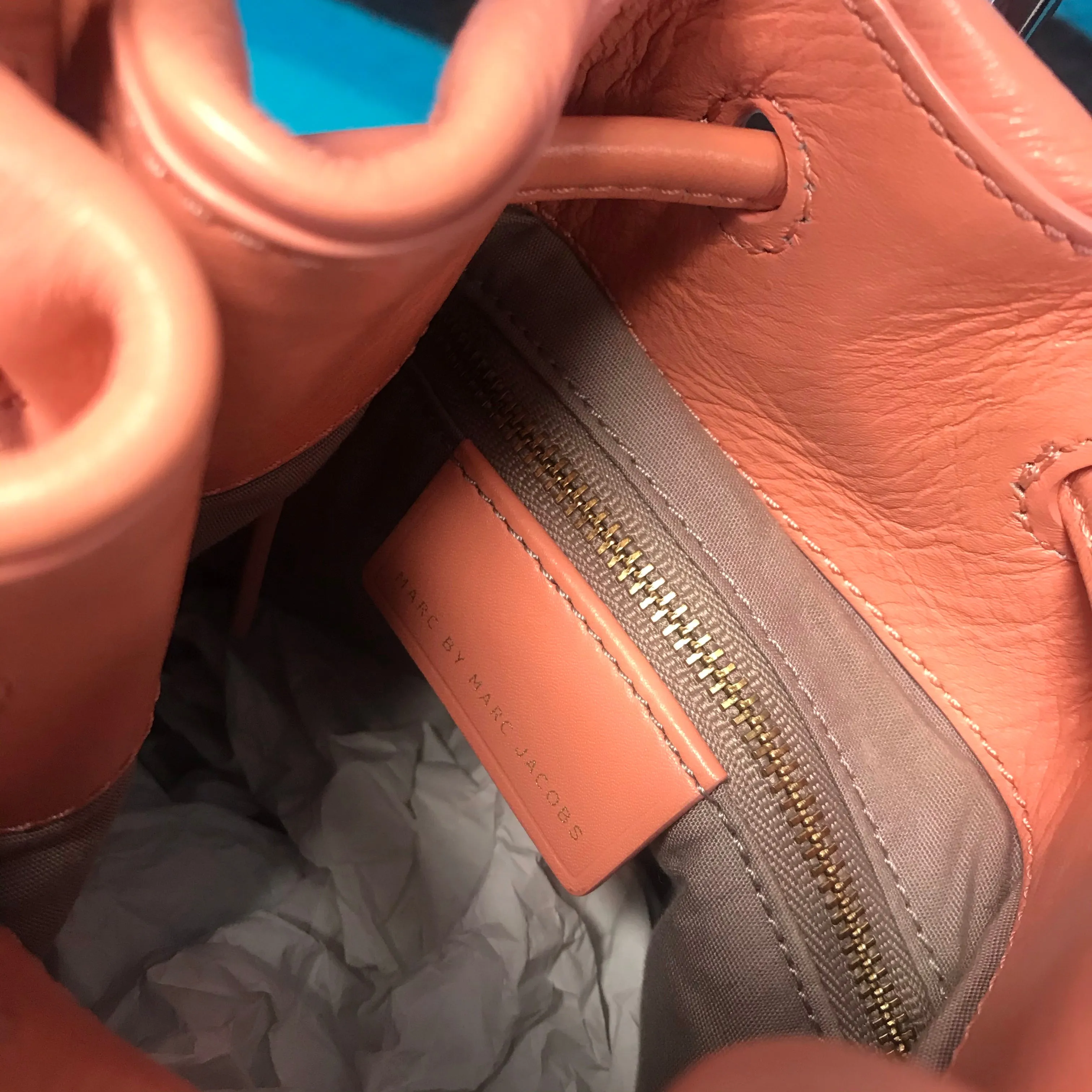 Marc Jacobs Coral Studded Bucket Bag