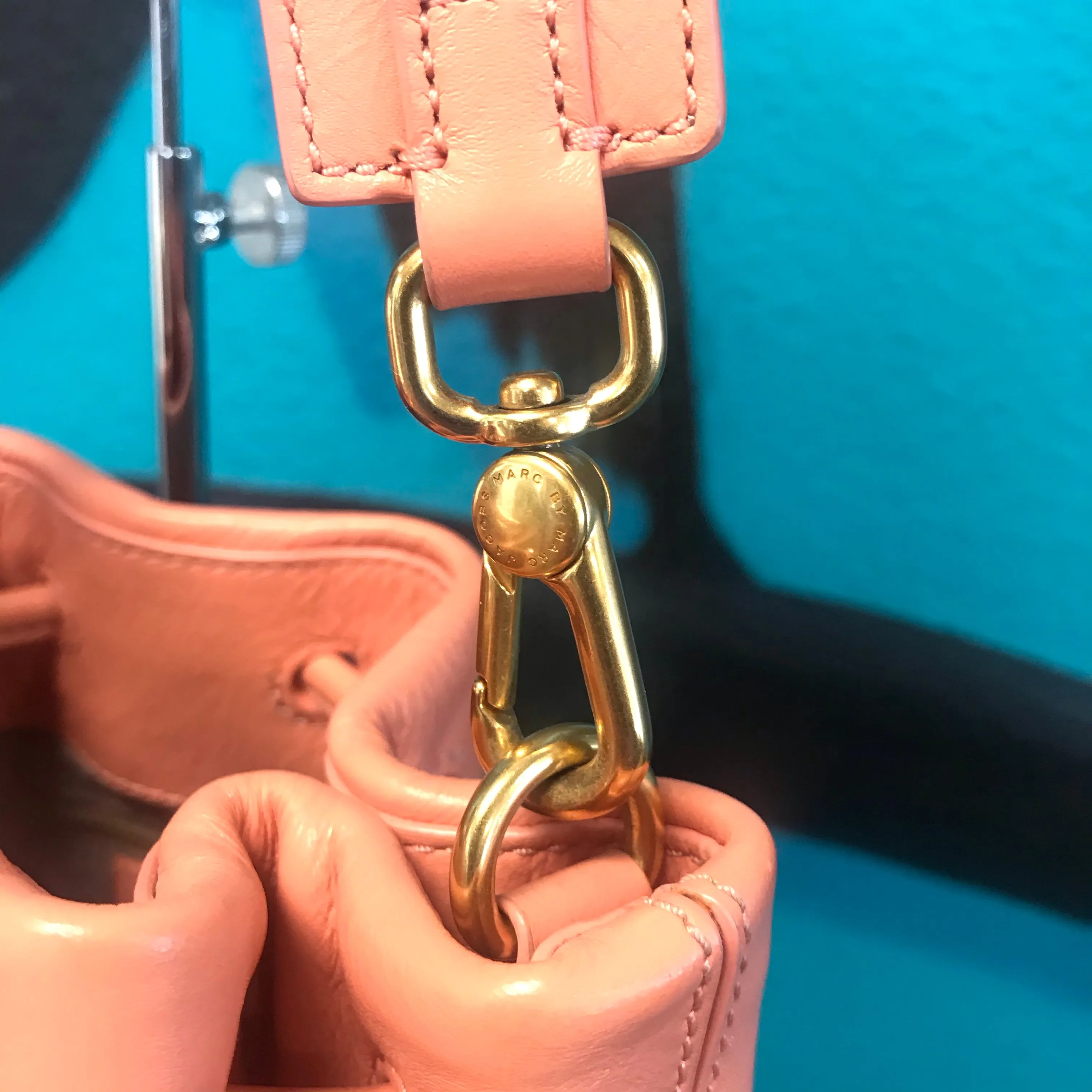 Marc Jacobs Coral Studded Bucket Bag