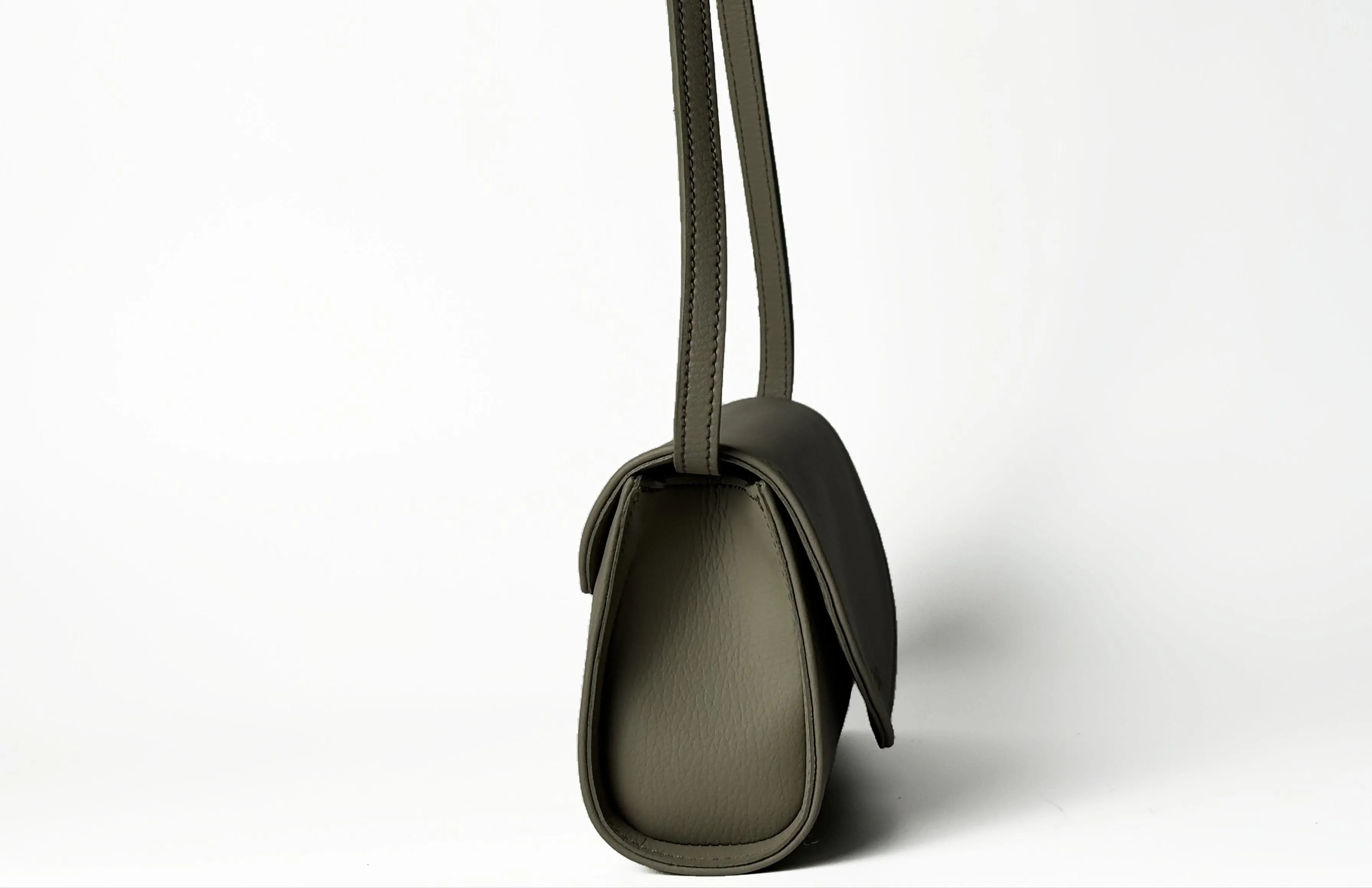 Marlee Apple Leather Vegan Crossbody Bag | Pistachio