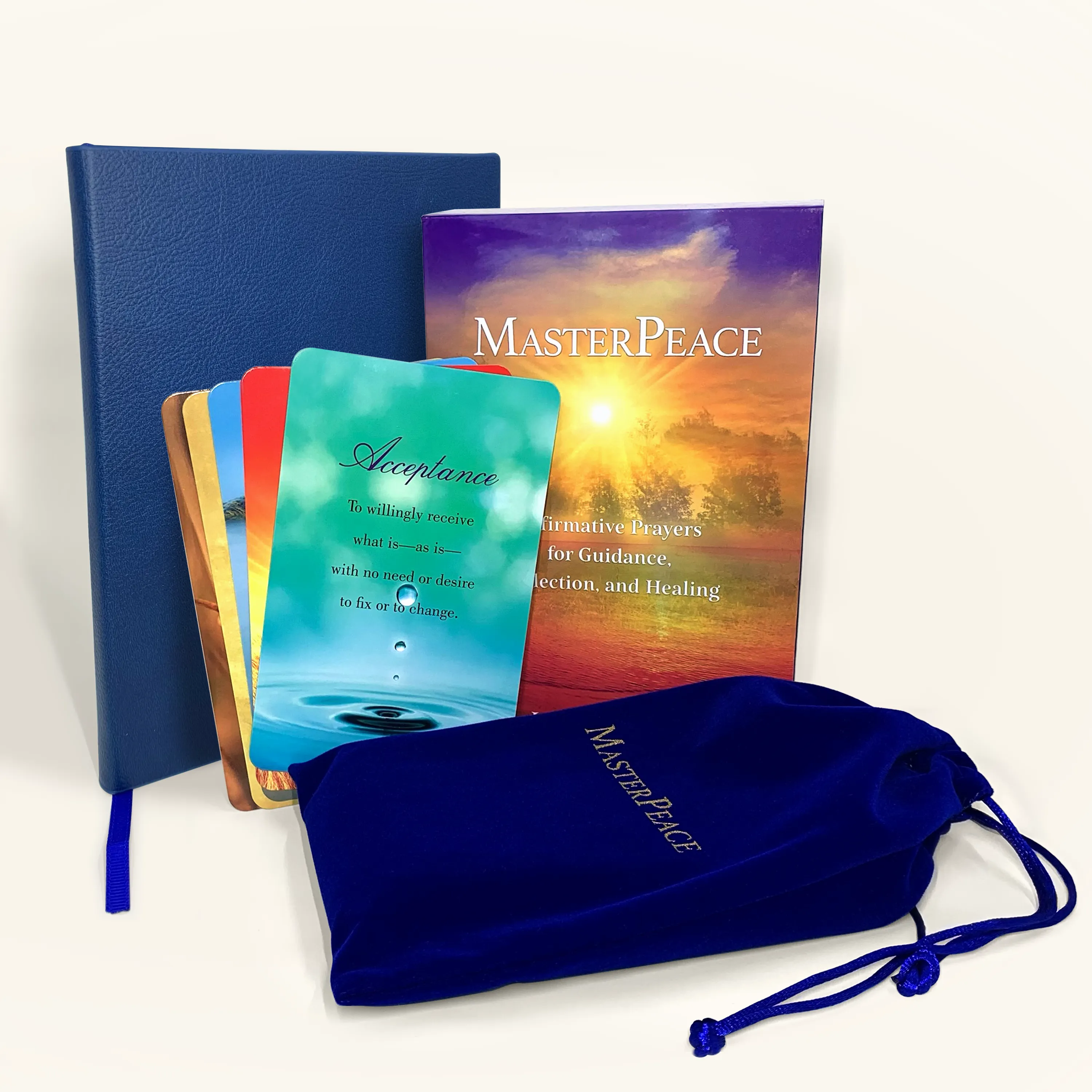 Masterpeace Prayer Cards and Journal and Body Bath Bars Collection