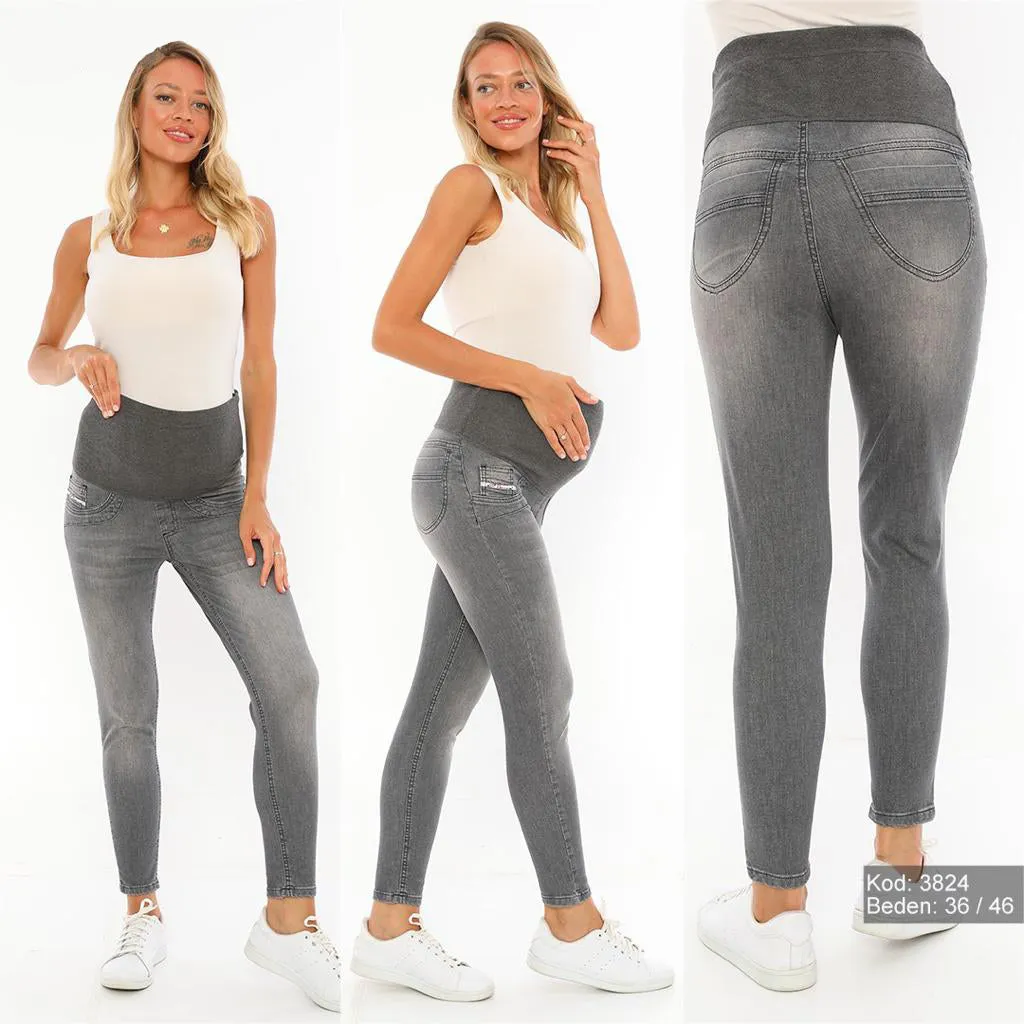 Maternity Slimfit Jeans, Grey