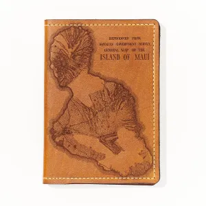 Maui Map Passport Wallet