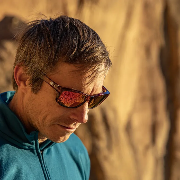 Mayor - Crystal Amber   Polarized Red Mirror Lens