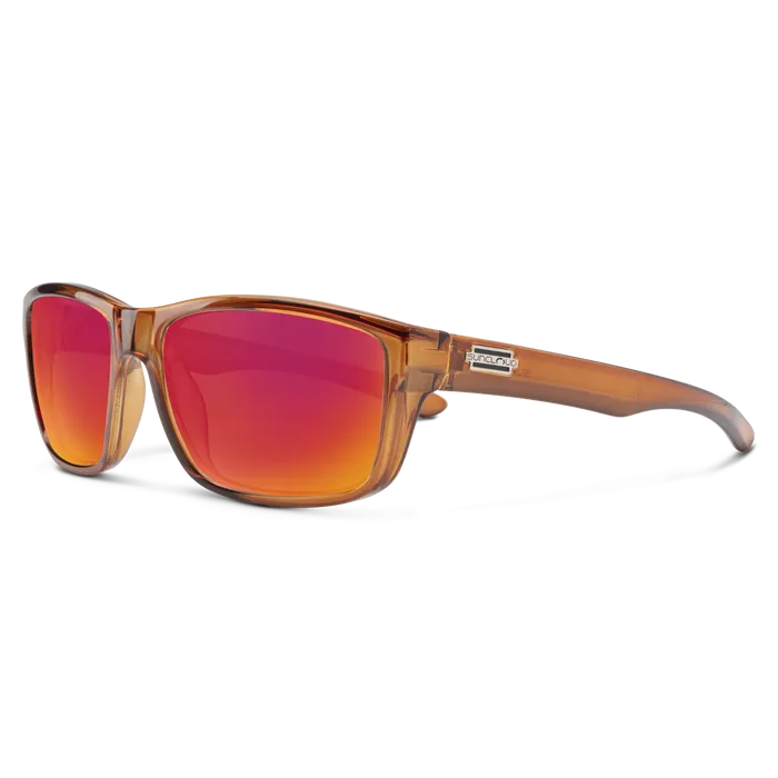 Mayor - Crystal Amber   Polarized Red Mirror Lens