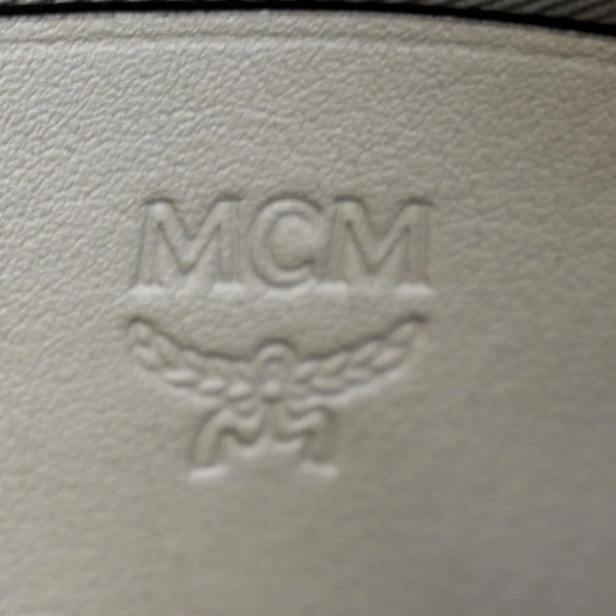 MCM Visetos Canvas Crossbody Belt Bag Beige