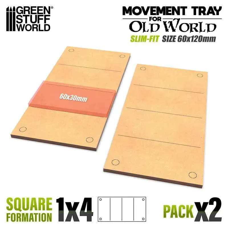 MDF Movement Trays 120x60mm Slimfit