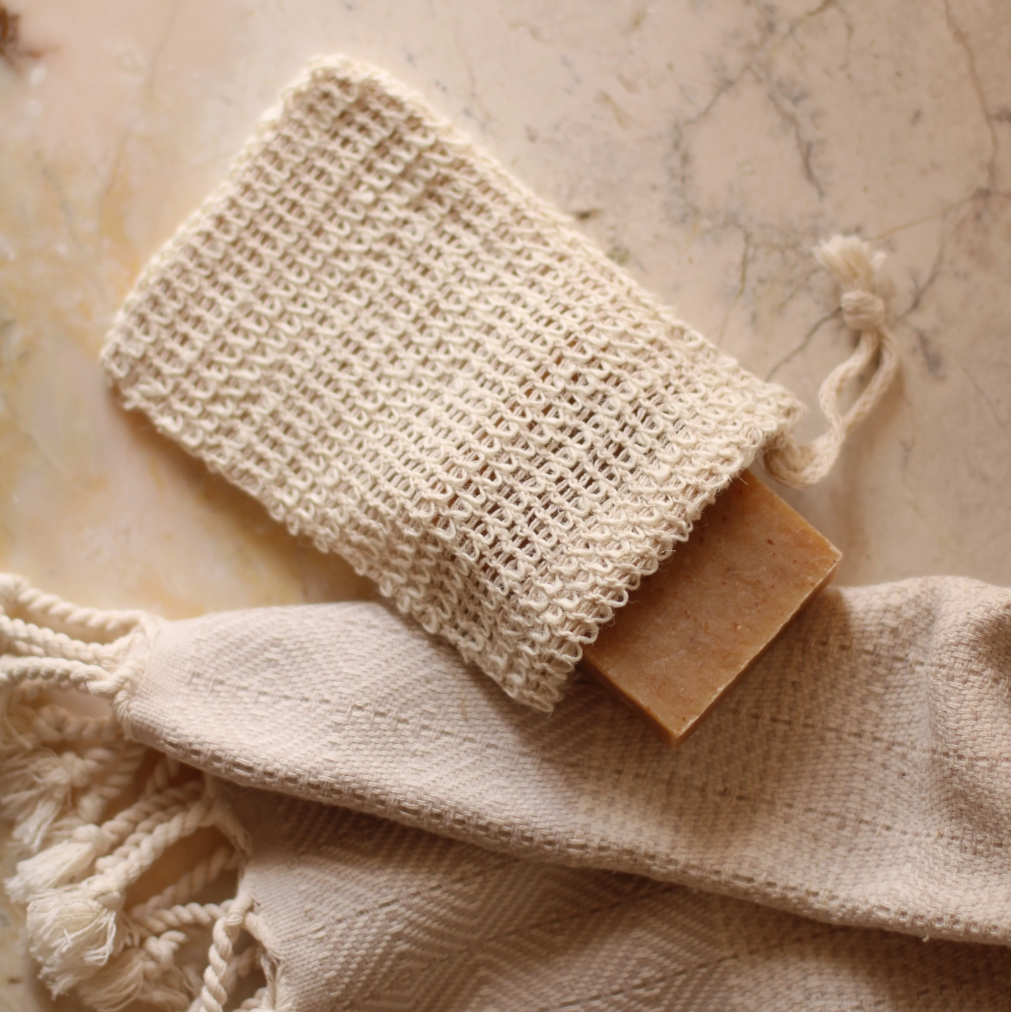 Me Mother Earth | Agave Fiber Soap Bag